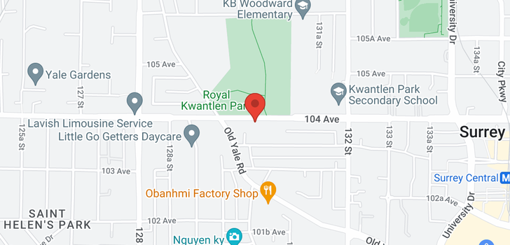 map of 13020 104 AVENUE